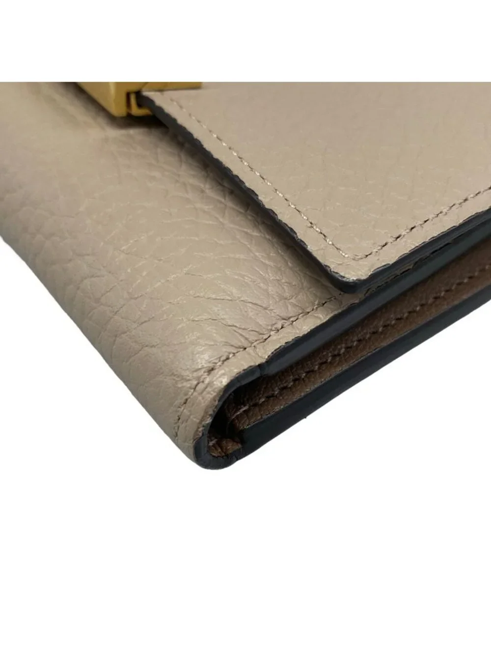 Louis Vuitton Trifold Wallet Portefeuille Capucines Compact Galle Leather